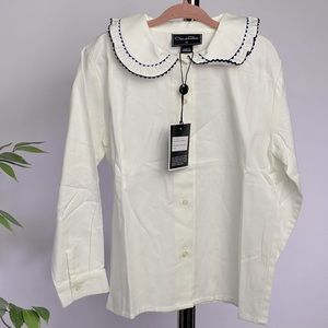 Oscar de la Renta - Ric Rac Blouse - Size 5y